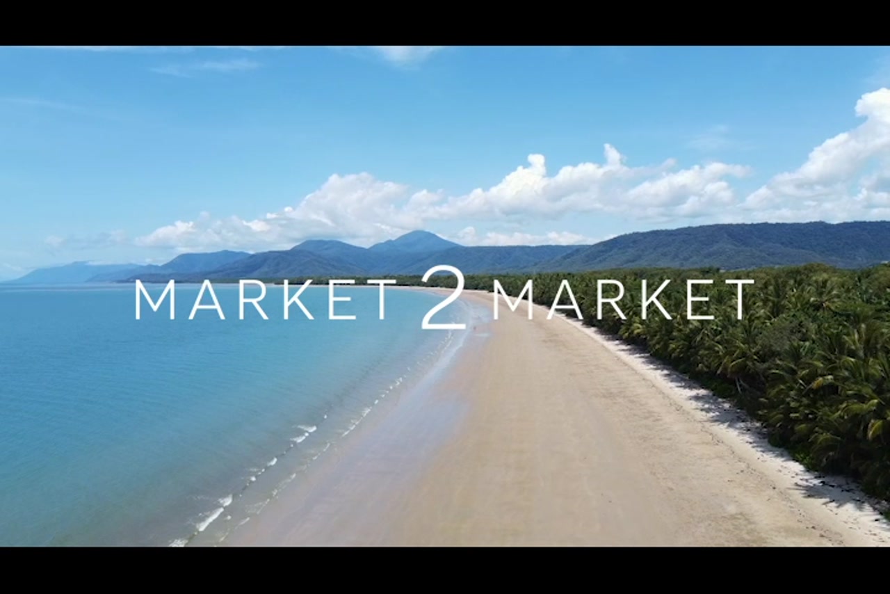 Aerial View Over One Mile Beach – Port Douglas