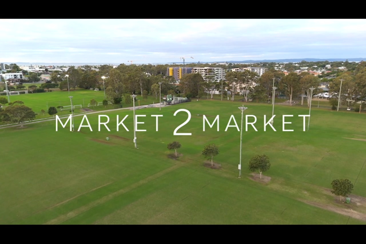 Aerial View Over Sports Field in Redlands, Brisbane