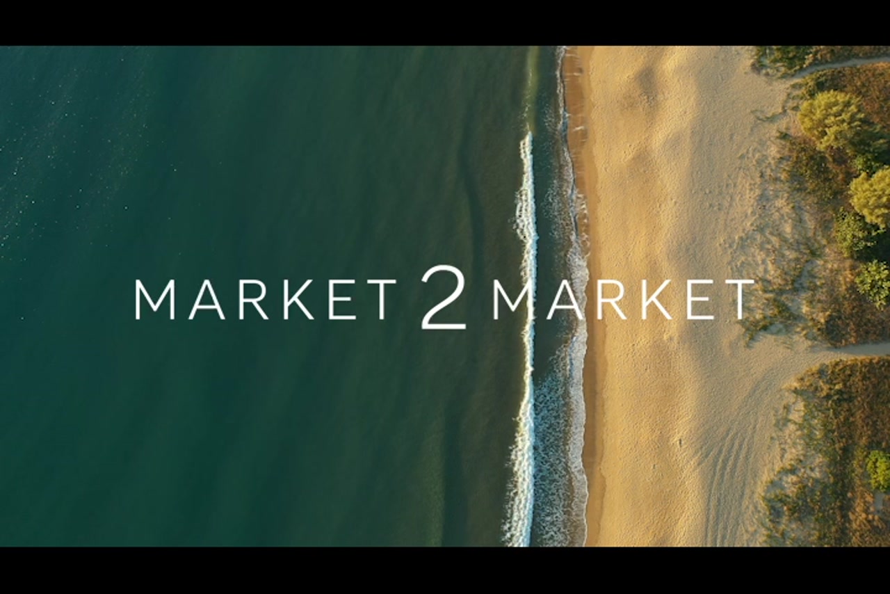 Aerial Footage directly overhead of the Beach at Sunset Bay, Mackay
