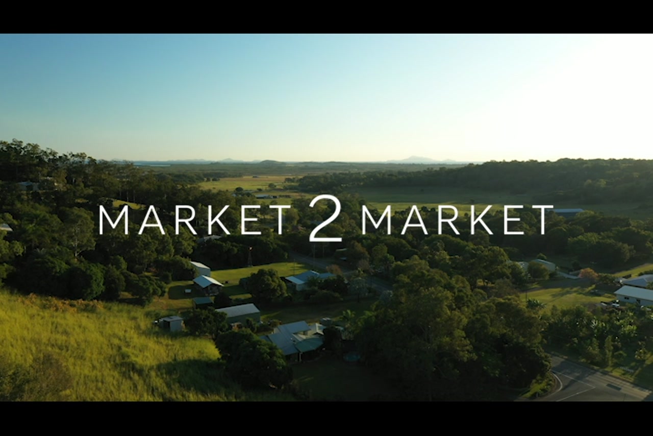 Aerial Footage over rural residential area in Mackay