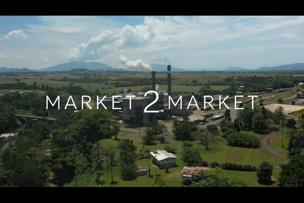 Aerial View over the South Johnstone Sugar Mill, Innisfail